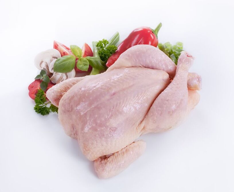 En el tercer día de la dieta 6 pétalos, puedes comer pollo en cantidades ilimitadas. 